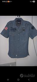 camicia di jeans a righe blauer