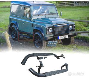 PIASTRETTI PEDANE LAND ROVER DEFENDER 90 83-16 NER