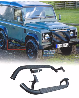 PIASTRETTI PEDANE LAND ROVER DEFENDER 90 83-16 NER