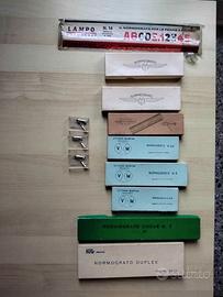 Normografi e punte di pennini vintage