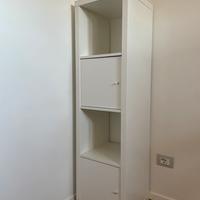 Scaffale Kallax IKEA bianco, 42x147 cm