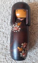 Vintage Japanese Wooden Kokeshi Doll