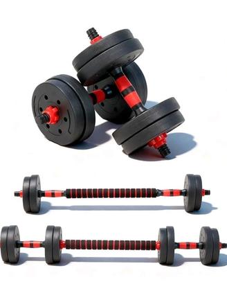 Set manubri regolabili 30kg 2 in 1