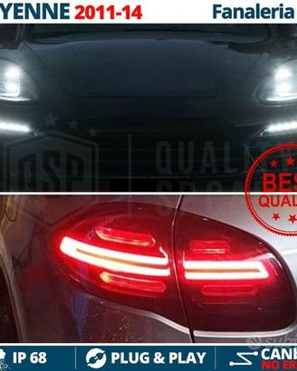 FARI LED Porsche Cayenne 2 ANTERIORI + POSTERIORI