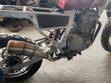 Scarico honda dominator scrambler