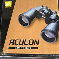 Binocolo Nikon zoom Aculon A211 10-22x50