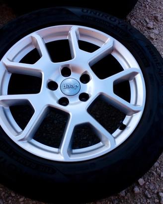 cerchi e gomme nuove 17 originali jeep 