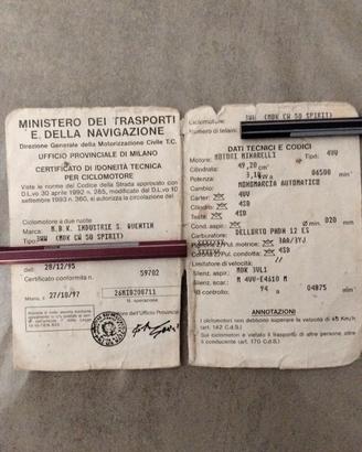 Libretto MBK booster Spirit 1995