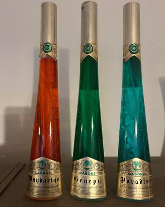 Bottiglie liquore Casoni anni 60