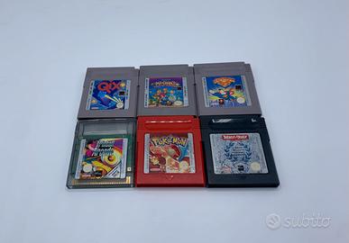 Lotto 6 Giochi Nintendo Game Boy Pokémon