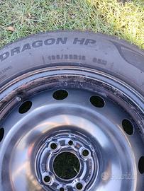 LANCIA Y GOMME INVERNALI + CERCHIONI 195/55R15 85H