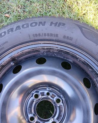 LANCIA Y GOMME INVERNALI + CERCHIONI 195/55R15 85H