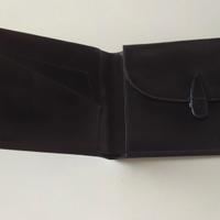 Portafoglio uomo nero in pelle