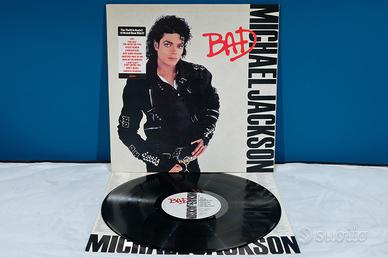 Michael Jackson BAD LP Vinile 1987 UK RaRo
