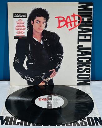 Michael Jackson BAD LP Vinile 1987 UK RaRo