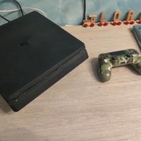 PS4 slim nera 500 gb + 3 giochi 