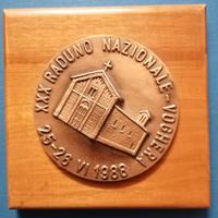 Medaglione Chiesa e Cattedrali a Voghera 1988