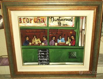 Marcela ditomaso (1975-): "la coruña" acrilico