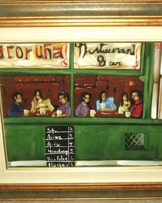 Marcela ditomaso (1975-): "la coruña" acrilico