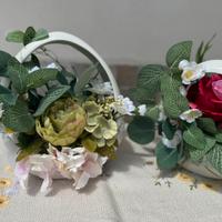 Confezione floreale artigianale “fiori artificiali