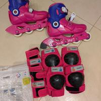 Pattini oxelo play 3 decathlon, mis.32/34 + access