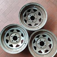 cerchi d'epoca da 15 pollici piccolo fuoristrada 