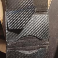 Slim portafoglio Carbon nero 