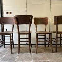 4 Sedie Cjarnee o viennesi in legno