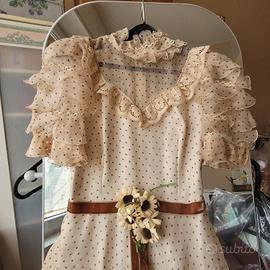 abito da sposa anni 70