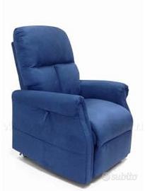 Poltrona motorizzata relax reclinabile in tessuto