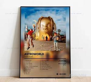 Poster Album Travis Scoot (leggere info)