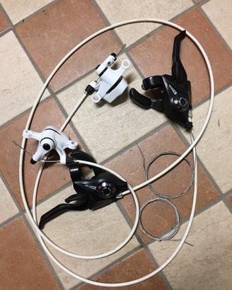 Coppia di comandi 3x8v e pinze freno a disco