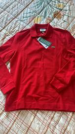 polo a maniche lunghe uomo Lacoste taglia M
