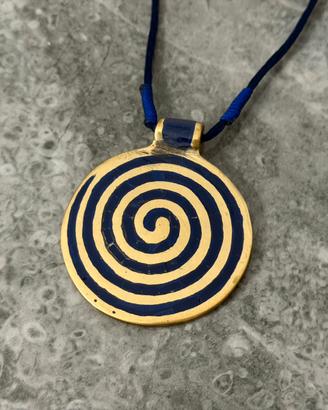 Collana Spirale Lapislazzuli