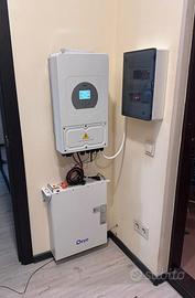Kit 10kw impianto 6kw fotovoltaico accumulo litio