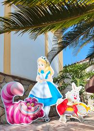 Sagome Alice Paese Meraviglie Stregatto Coniglio