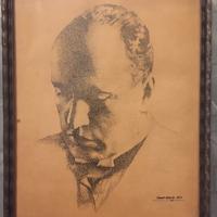 Ritratto a china mussolini 1934