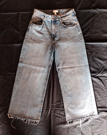 Jeans wide leg effetto vintage (H&M).Taglia EUR 40