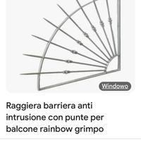 Barriera per balconi o terrazze zincata