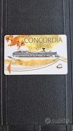 tessera crociera Costa Concordia