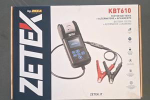 TESTER BATTERIA ALTERNATORE AVVIAMENTO KBT610 ZECA