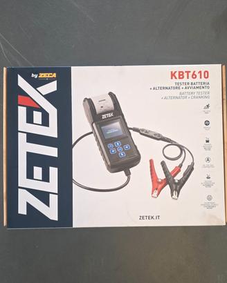 TESTER BATTERIA ALTERNATORE AVVIAMENTO KBT610 ZECA