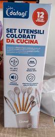 Utensili da Cucina in Silicone  Set da 12 Pezzi