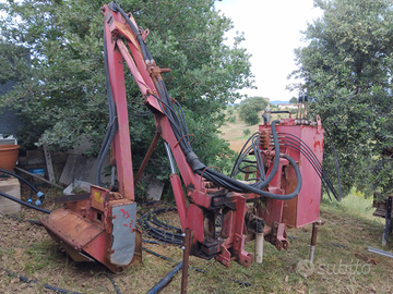 Braccio trincia trattore agricolo