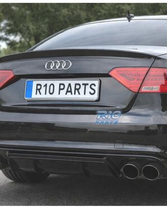 DIFFUSORE AUDI A5 B8 B81 COUPE CABRIO 11-16 LOOK R