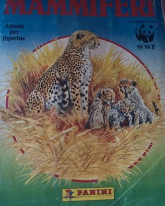 Album figurine Panini 
Mammiferi WWF 