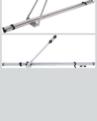 Portabici alluminio - argento