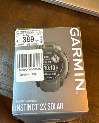 Garmin Instinct 2X solar - Moss- Condizioni ottime