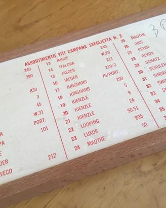 Viti varie misure sveglie a carica manuale