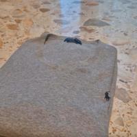 Maglione grigio Ralph Lauren Polo in cotone , scol